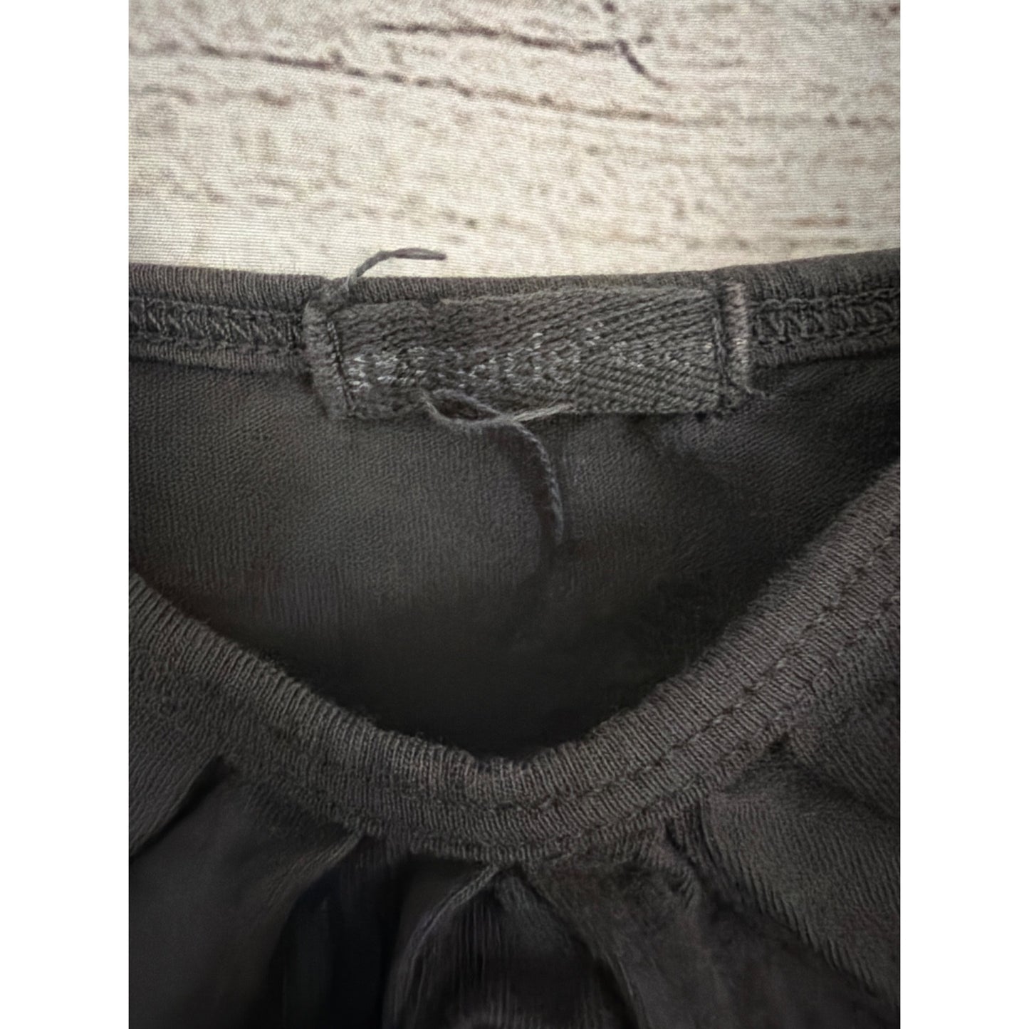 LAMade Ruched Side Sleeveless Tunic Top With Adjustable Spaghetti Straps Size L