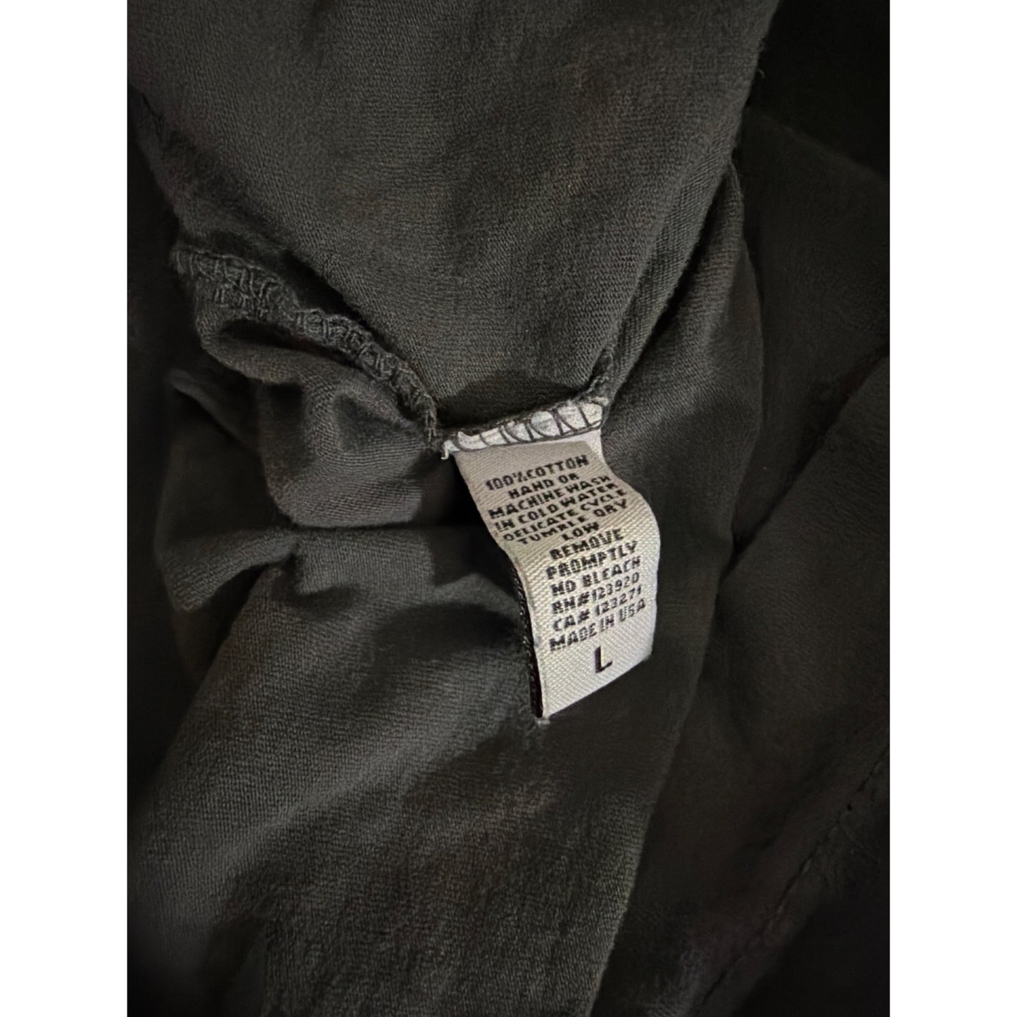 LAMade Ruched Side Sleeveless Tunic Top With Adjustable Spaghetti Straps Size L