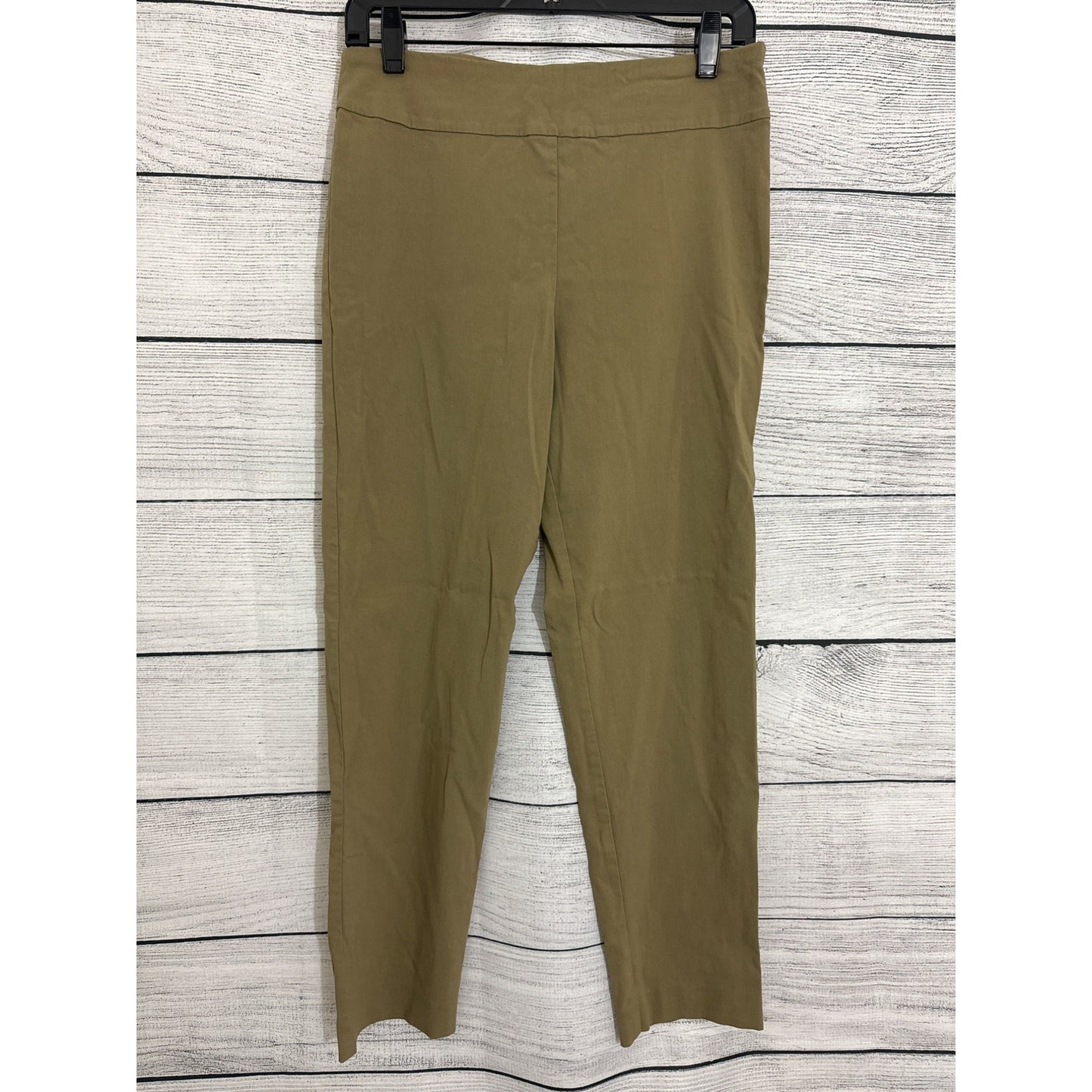 Krazy Larry Stretch Khaki Cropped Pants Size 12