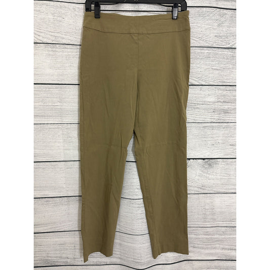 Krazy Larry Stretch Khaki Cropped Pants Size 12
