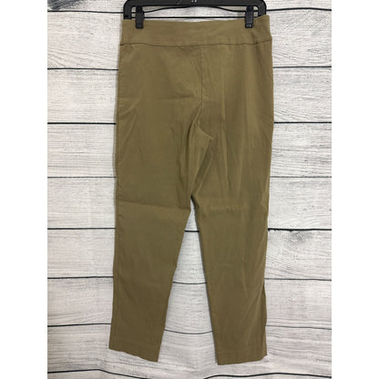 Krazy Larry Stretch Khaki Cropped Pants Size 12