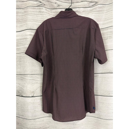 Mens Leeward Mizzen + Main Trim Fit Button-Up Shirt Size L