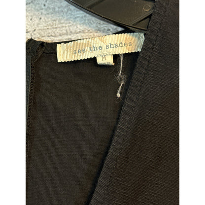 See The Shades Puff Sleeve Wrap Jumper/Pantsuit Size M