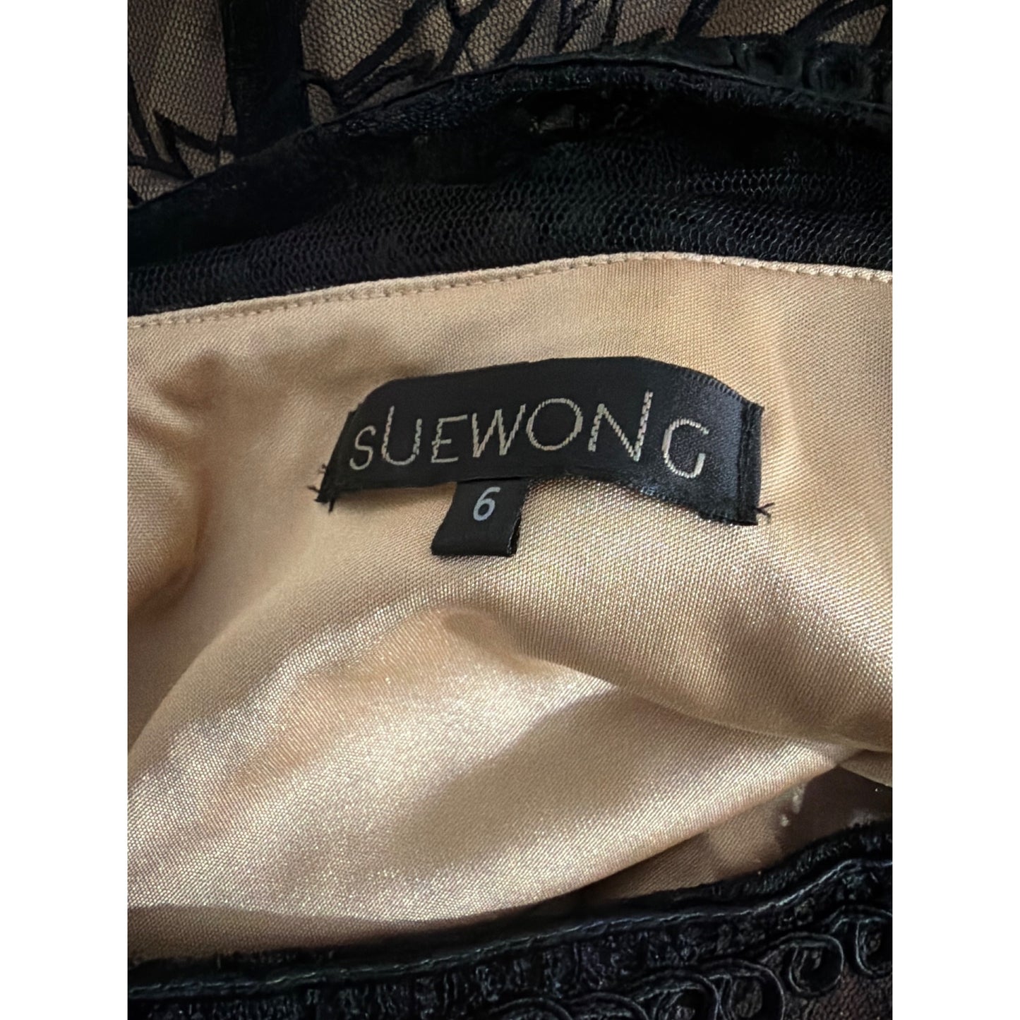 Sue Wong Nocturne Cocktail Dress Size 6
