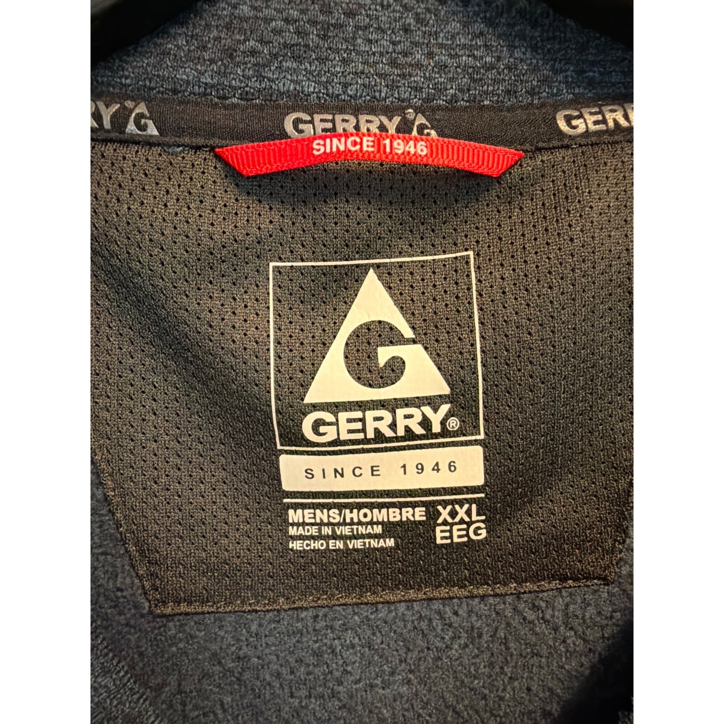 Gerry Mens Navy Long Sleeve Pullover Sweatshirt Size XXL