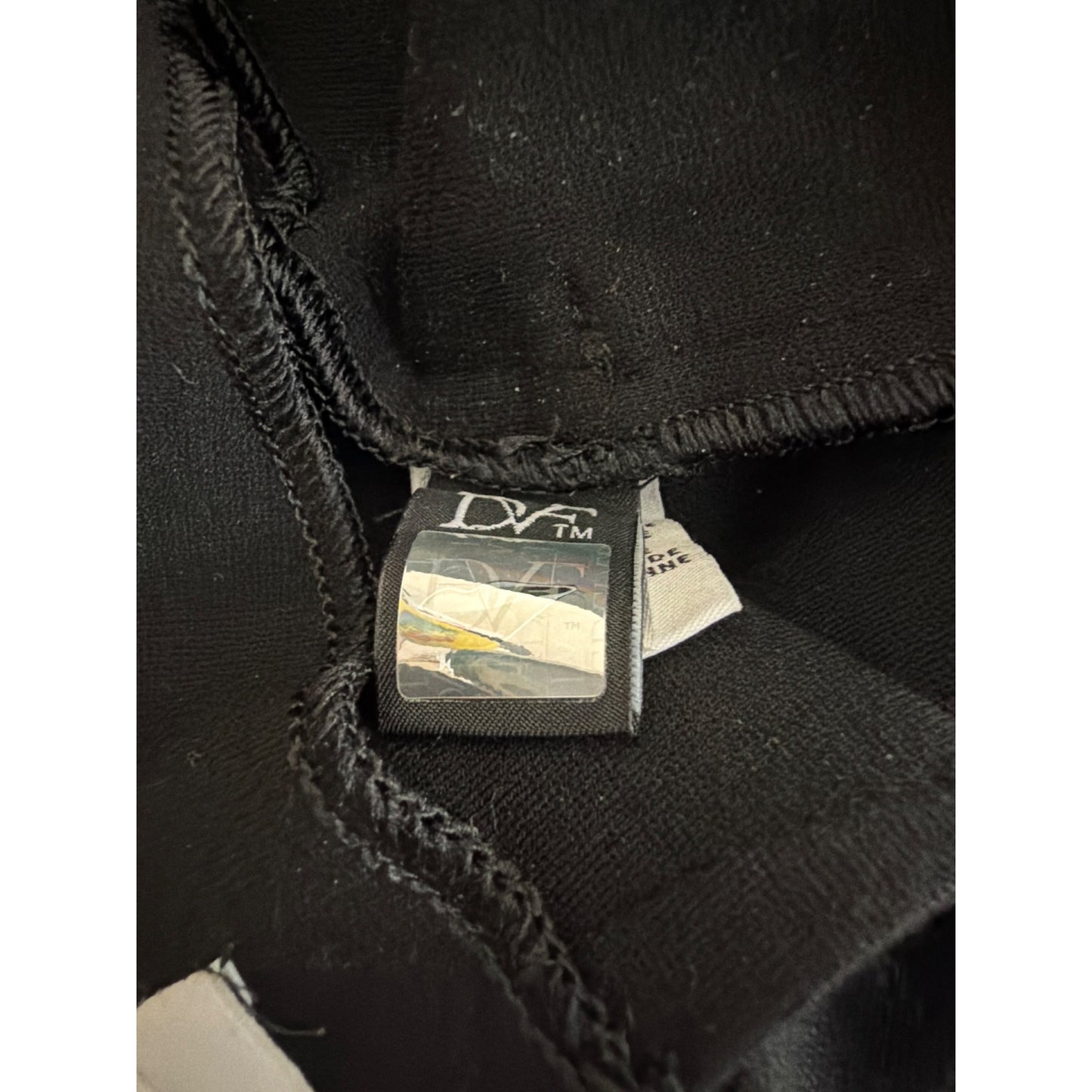 Diane Von Furstenberg Black Pencil Skirt Size 4