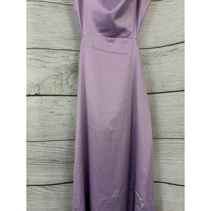NWT Elliatt Lilac Satin Midi Dress With Open Back Size S