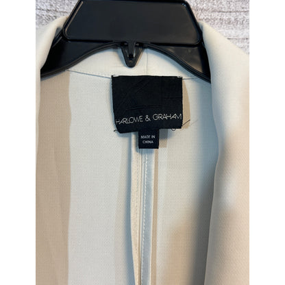 Harlowe & Graham Open Front Blazer Jacket Size M