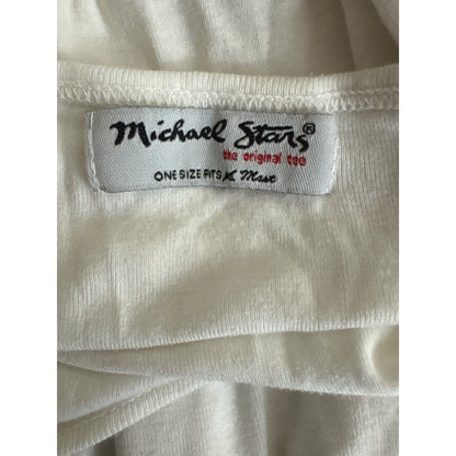 Michael Stars Original Soft Stretchy White Camisole Tank Top OS