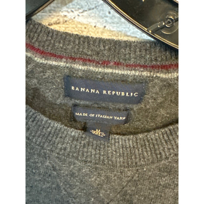 Banana Republic Mens Gray Wool/Cashmere Sweater Size M
