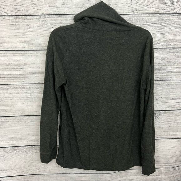 Fuzzy Sweatshirt Turtleneck