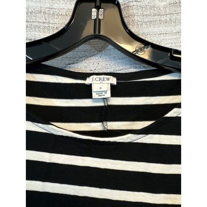 J.Crew Ruffled Bell Sleeved Striped T-shirt Dress Size S