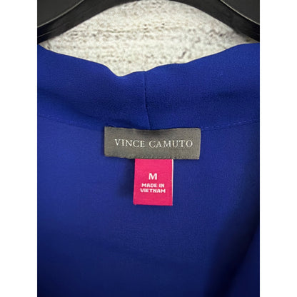 Vince Camuto Sleeveless V-Neck Chiffon Blouse M