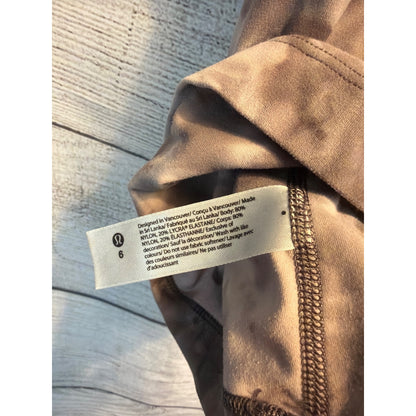 Lululemon Cool Racerback Short Tank Top Diamond Dye Mink Berry Size 6