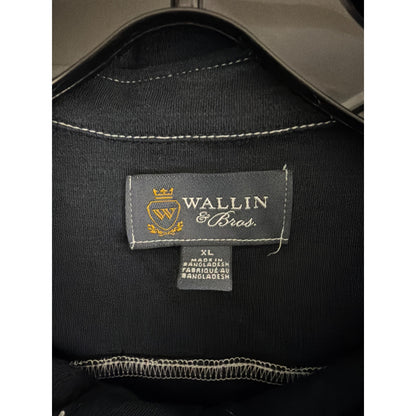 Mens Wallin & Bros. Black Polo Shirt Size XL