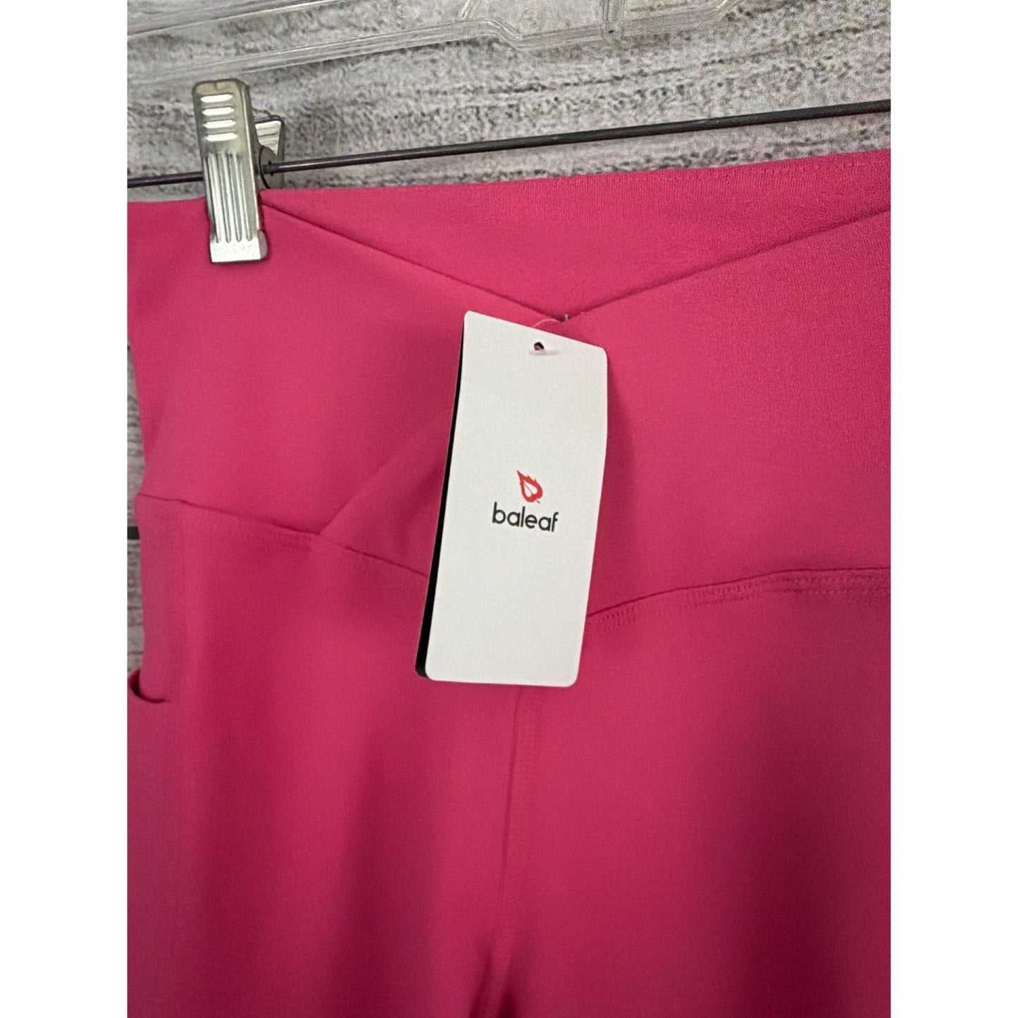 NWT Kids Baleaf Pink High-Waist Bootcut Yoga Pants Size M