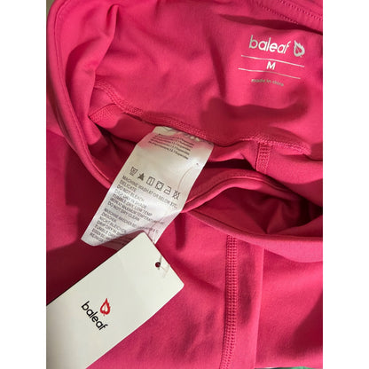 NWT Kids Baleaf Pink High-Waist Bootcut Yoga Pants Size M