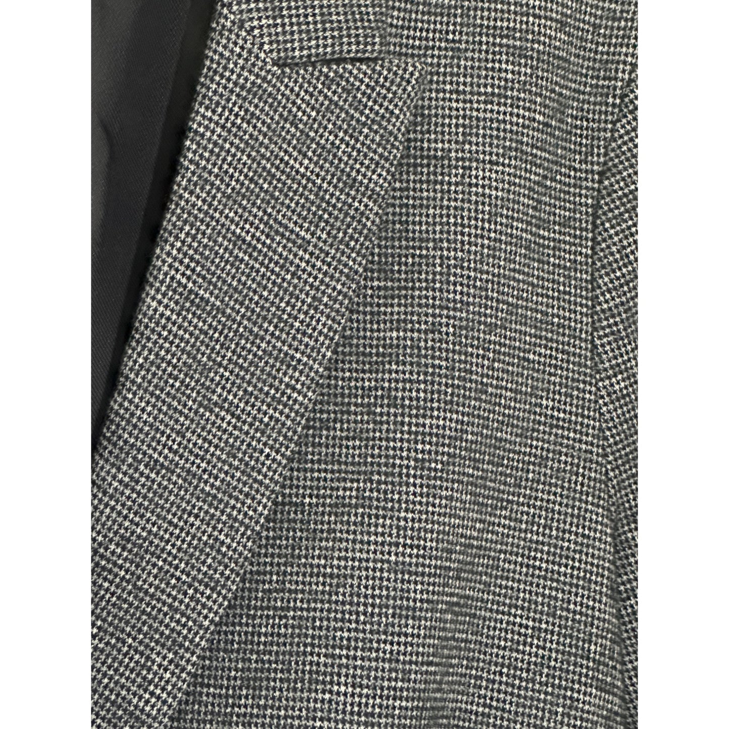 J. McLaughlin Double-Breasted Grey Blazer, Size 10