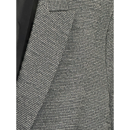 J. McLaughlin Double-Breasted Grey Blazer, Size 10