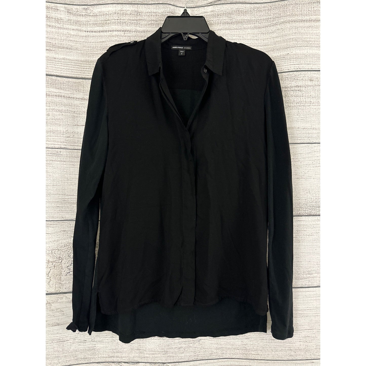 James Perse Hidden Button down