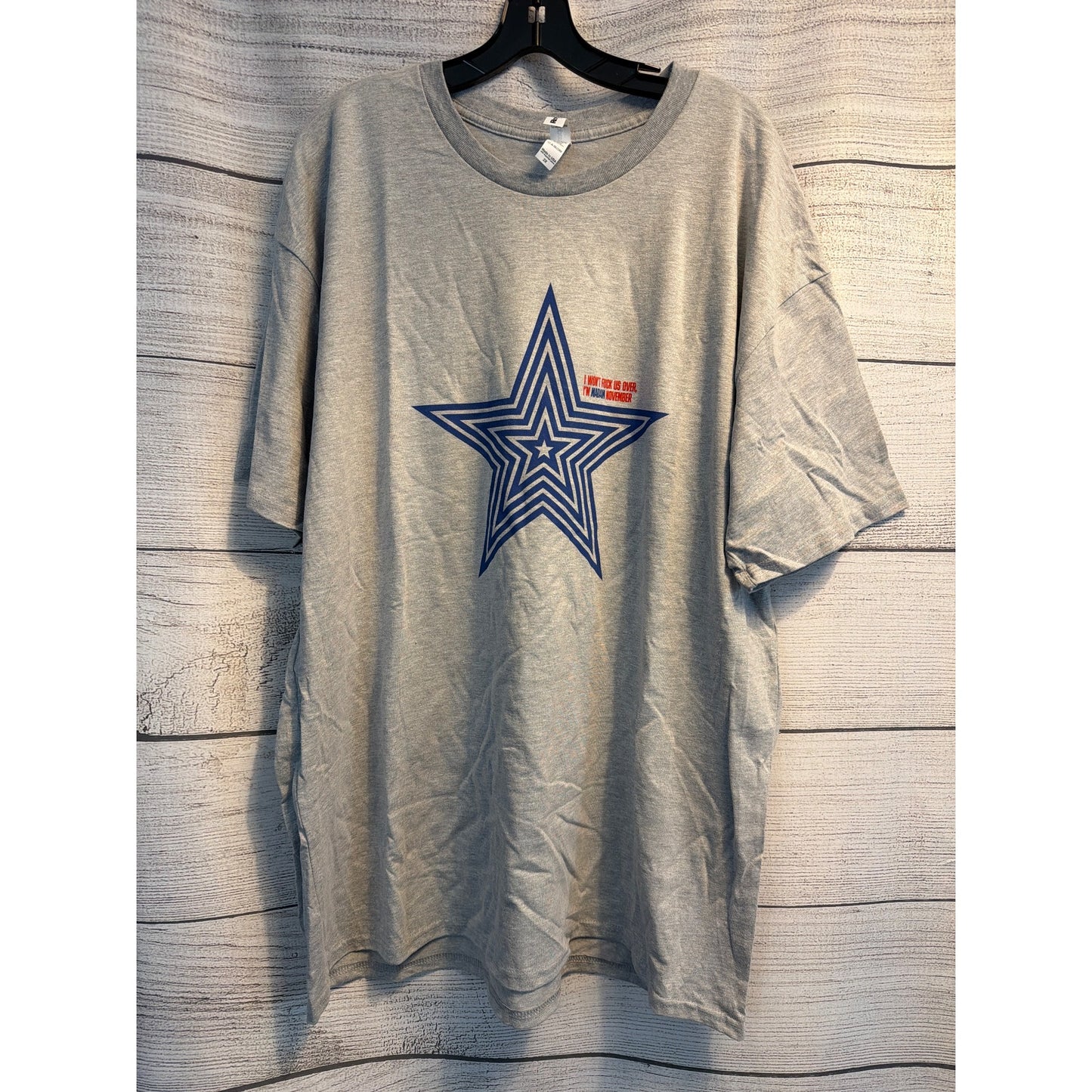 NWOT Mens Madam November Star Graphic T-Shirt Size XXL