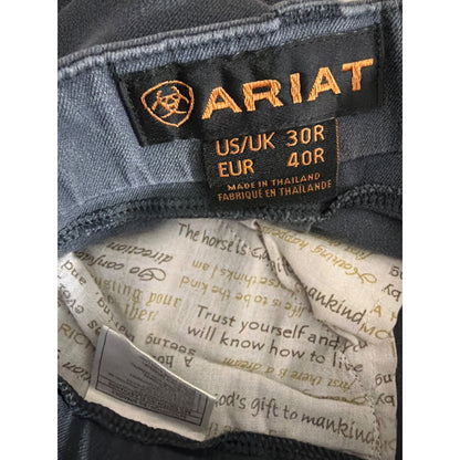 Ariat Mid-Rise Pull-on Equestrian Riding Breeches 30R