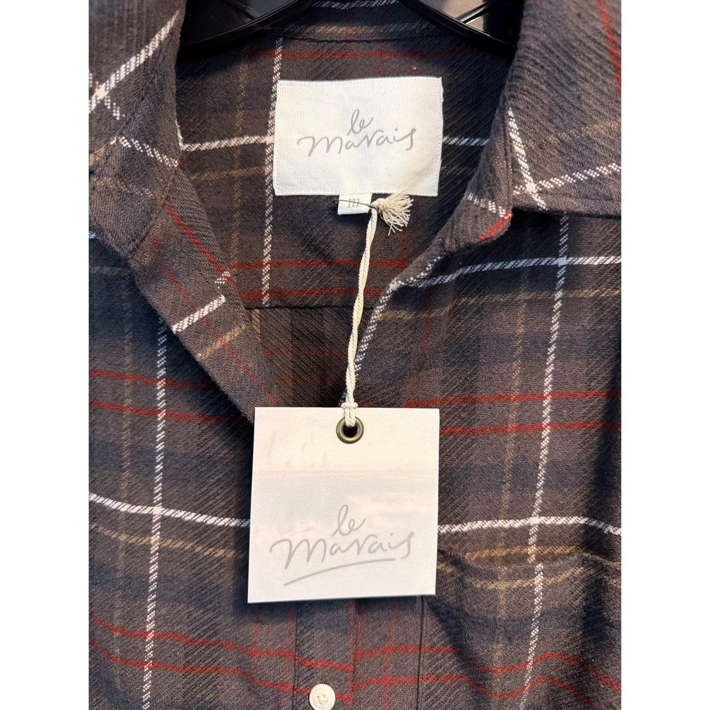 NWT Le Marais Wilmington Plaid Dress Size M