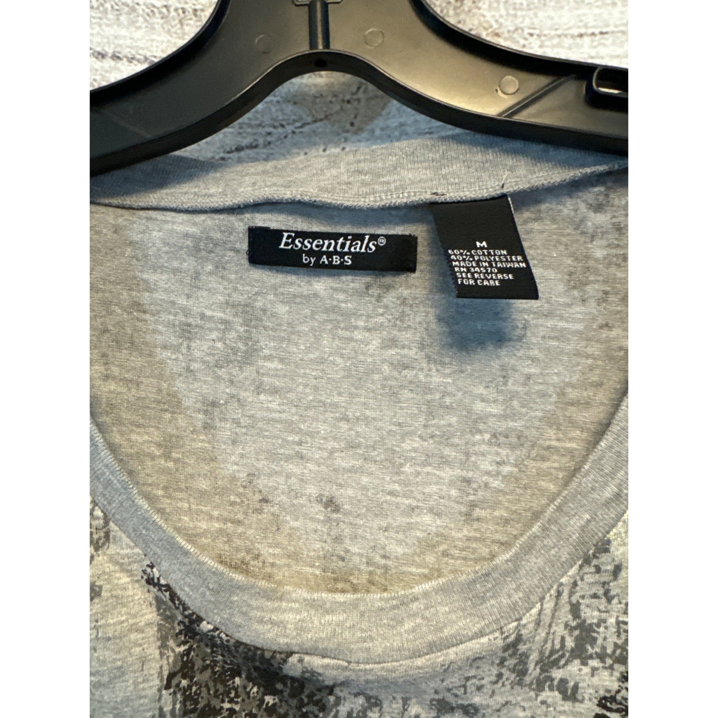 Essentials by ABS Flowy Gold and Silver Shirt