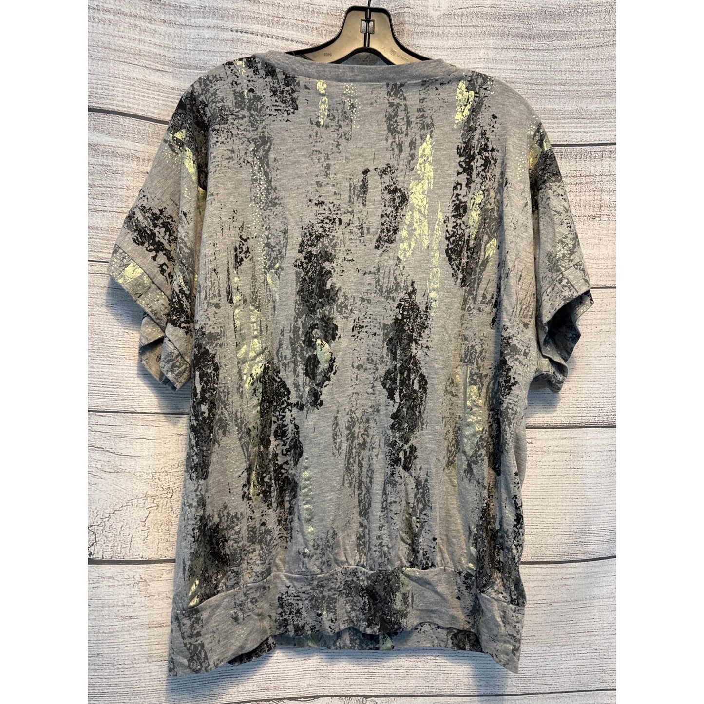 Essentials by ABS Flowy Gold and Silver Shirt