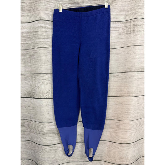 Patagonia Vintage Synchilla Blue Fleece Stirrup Pants Size M