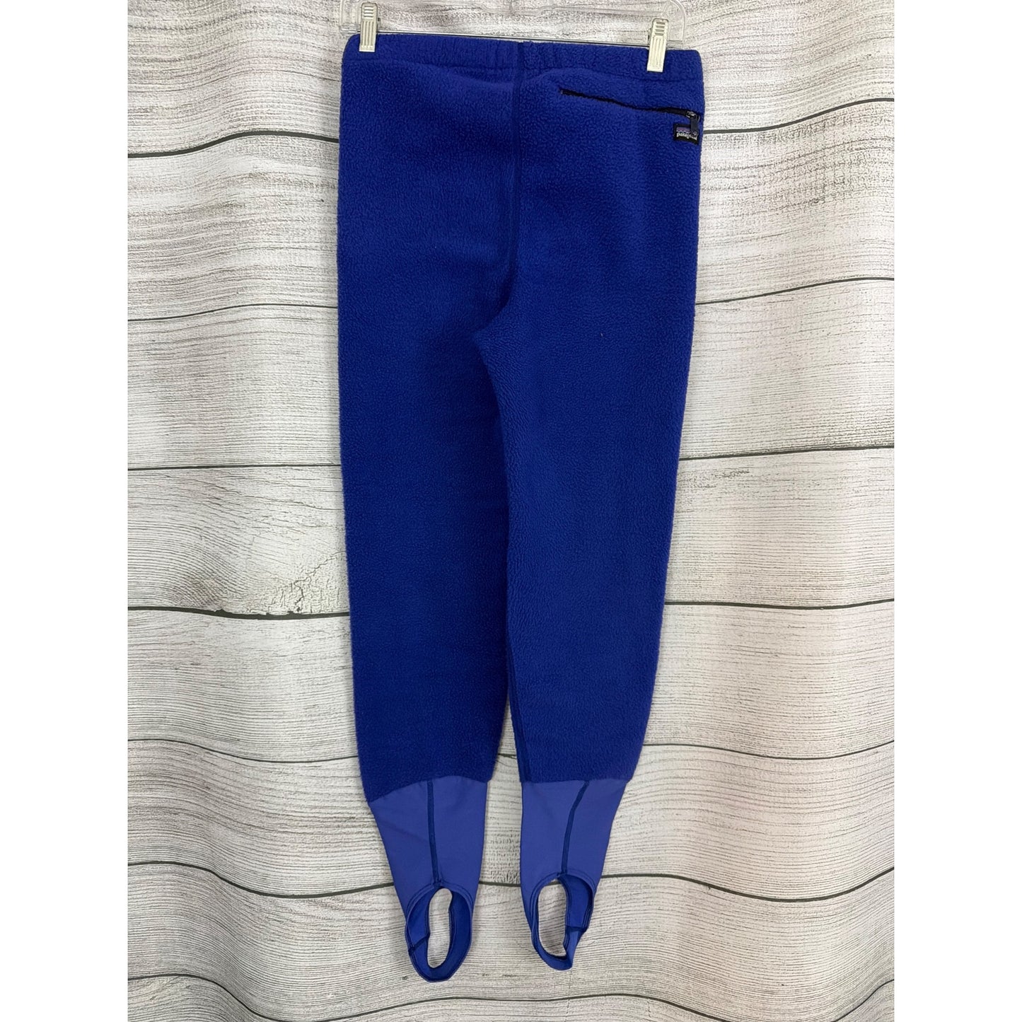 Patagonia Vintage Synchilla Blue Fleece Stirrup Pants Size M