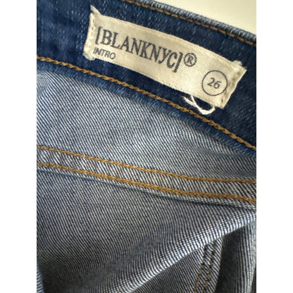 Blank NYC Intro Distressed Skinny Jeans Size 26