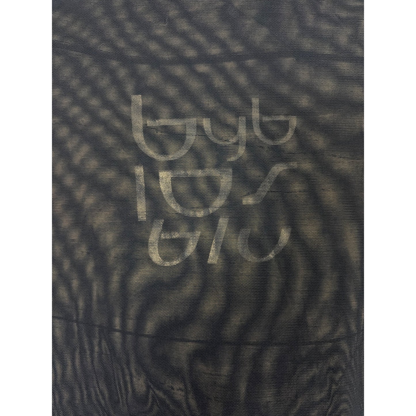 Byblos Blu Sheer Mesh Short Sleeve Top Navy Blue Size 44/10