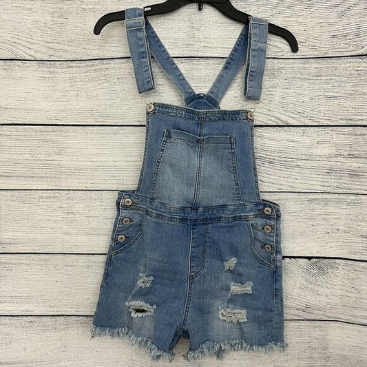 Jean short-alls