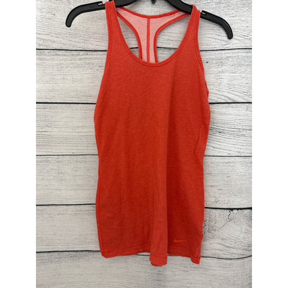 Nike Dri Fit Slim Fit Orange Tank Size M