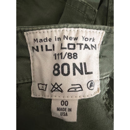 Nili Lotan Jenna Army Green Pant Size 00