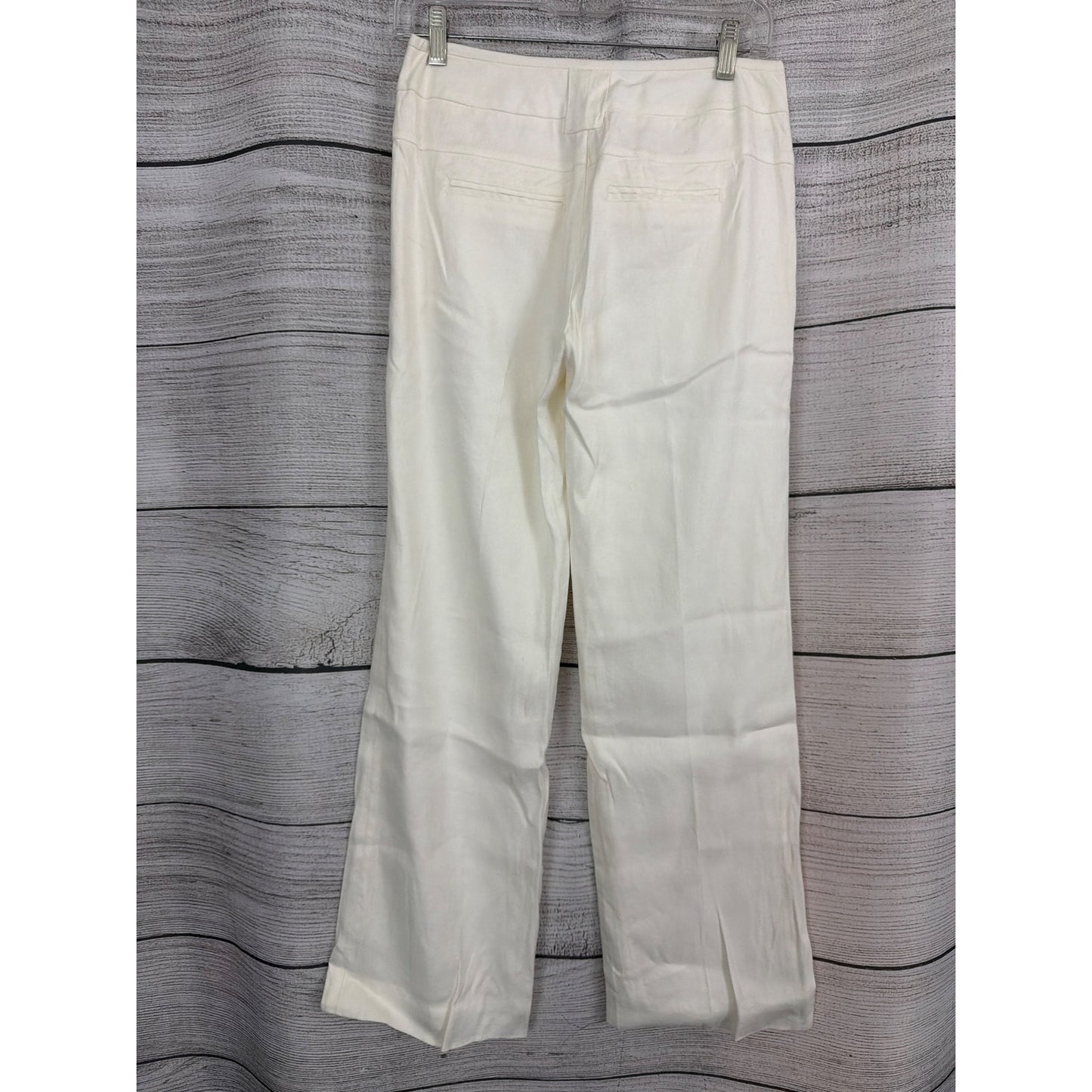 Cabi White Wide-Leg Trousers Size 2