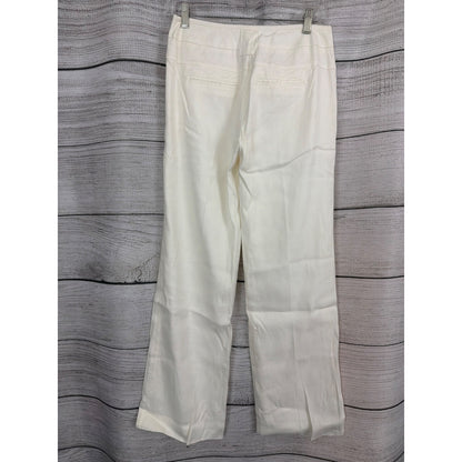 Cabi White Wide-Leg Trousers Size 2
