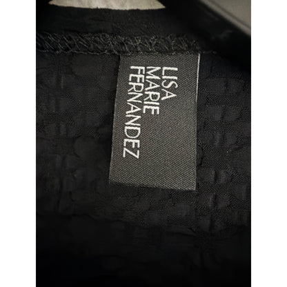 Lisa Marie Fernandez Seersucker Cropped Cardigan Size 1/XS