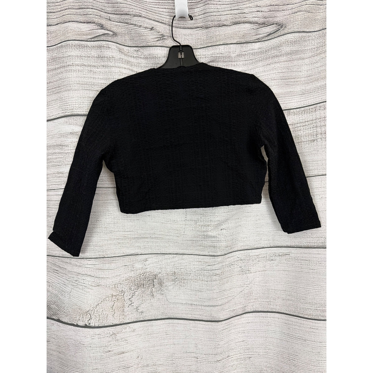 Lisa Marie Fernandez Seersucker Cropped Cardigan Size 1/XS