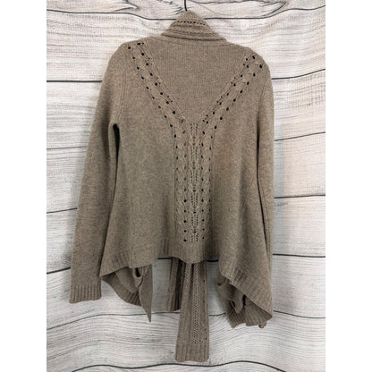Velvet By Graham & Spencer 100% Cashmere Open Front Cardigan Size XS