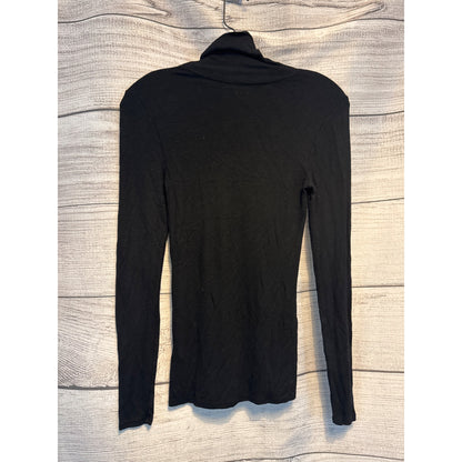 Three Dots Linda Mock Neck Long Sleeve Size XS
