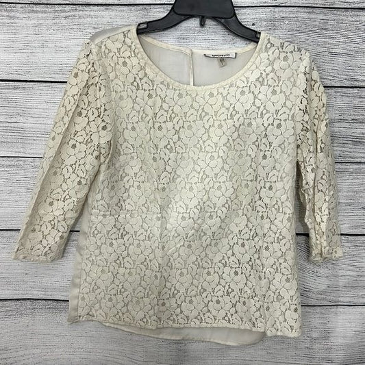 DKNY Cream lace top