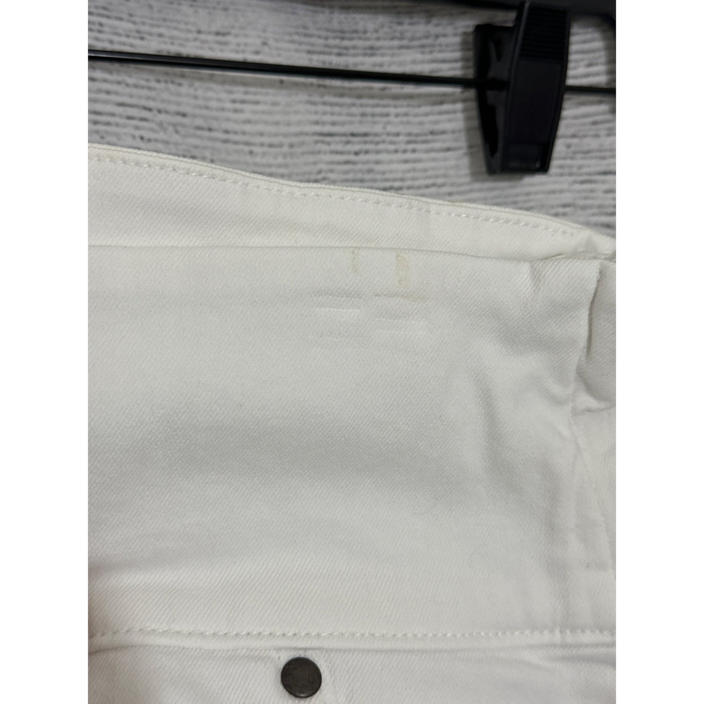 NWT Spanx White Cropped Denim Leggings Size M