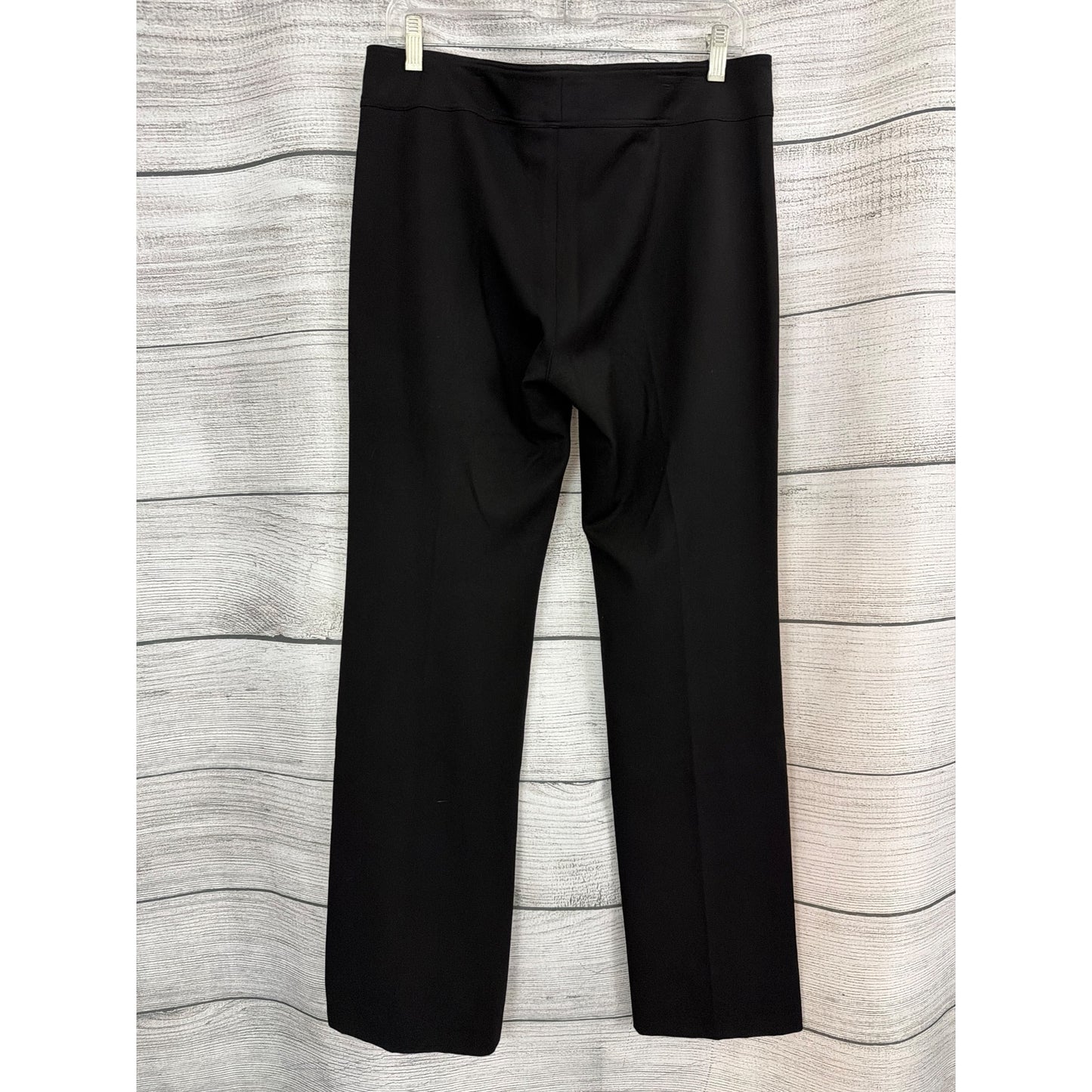 Vertigo Paris Black Wide-Leg Stretch Pants With Gold Hardware Size S
