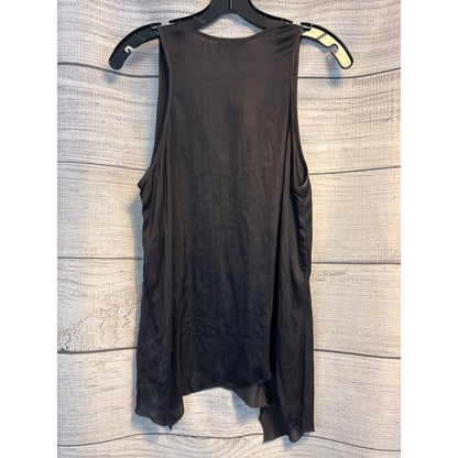 NWT Rag & Bone Dark Grey Sleeveless Asymmetrical Top S