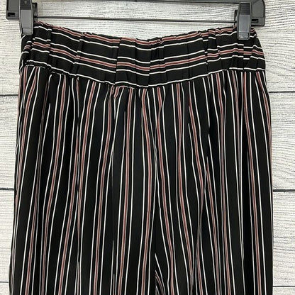 NWOT black/red/white striped crops