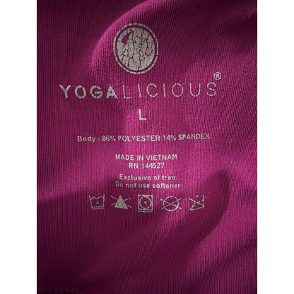 Yogalicious High Waist Capri Leggings Size L