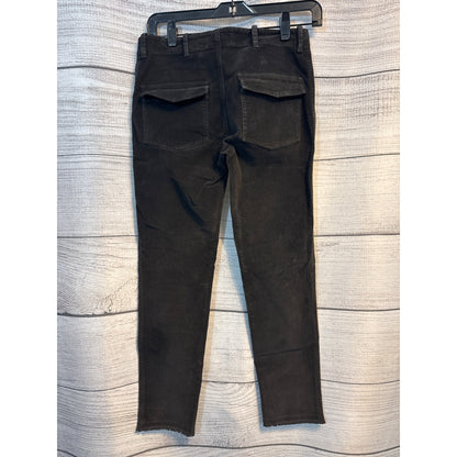 Nili Lotan Black Corduroy Jane Pants Size 0