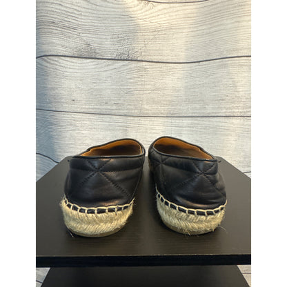 Prada Quilted Leather Espadrilles Size 38
